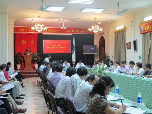 Hội nghị Ban chấp hành khóa I Đảng bộ khối Doanh nghiệp Hà Nội (lần thứ 8, mở rộng)